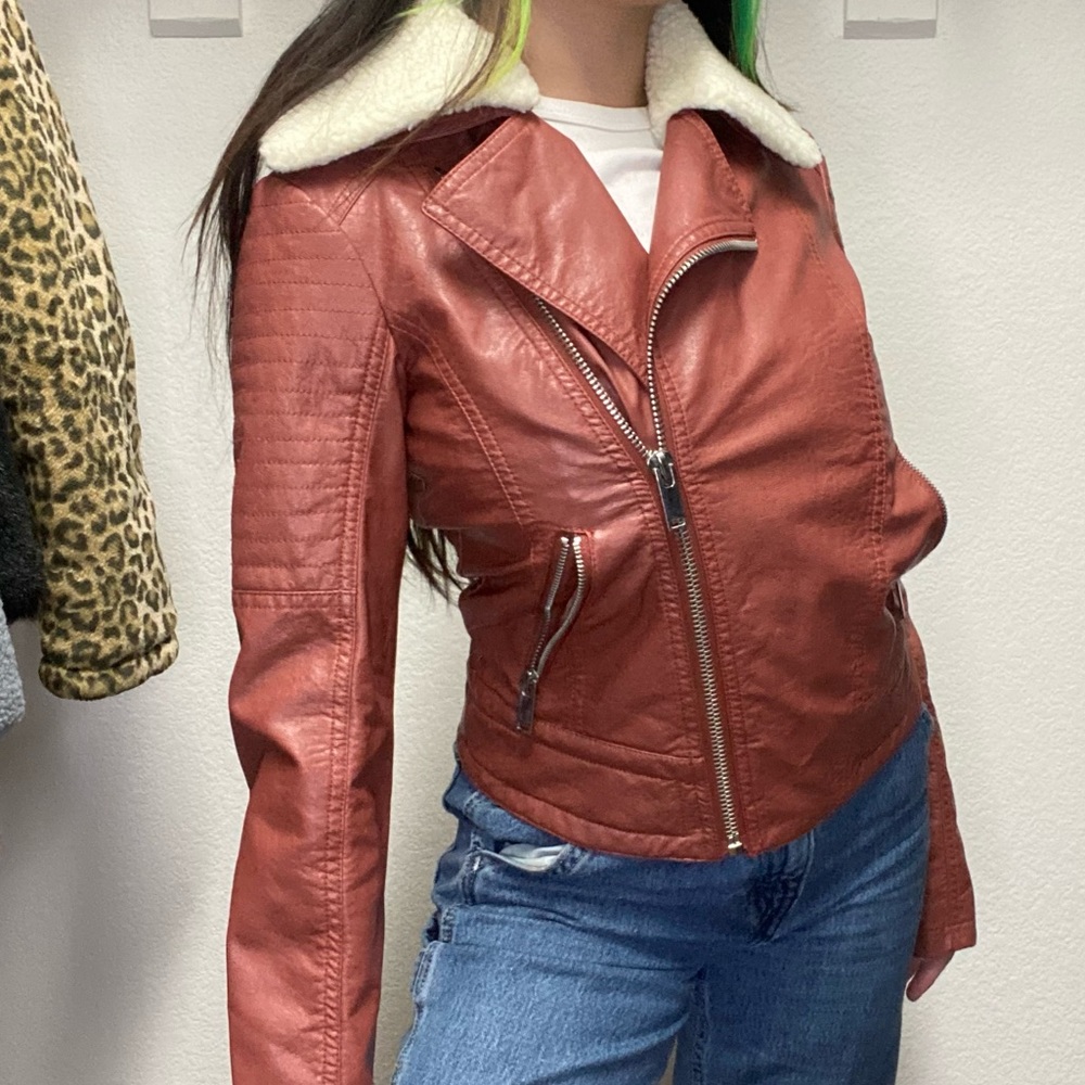 beautiful leather jacket